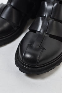 1801-BO02 Black Metal Sandal 08