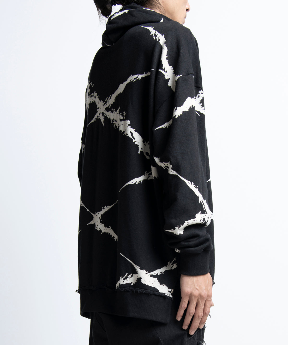 2402-TP01 Hooded Cross Pullover