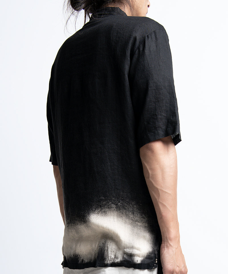 2401-SH06 Discharged Linen Slim Shirt
