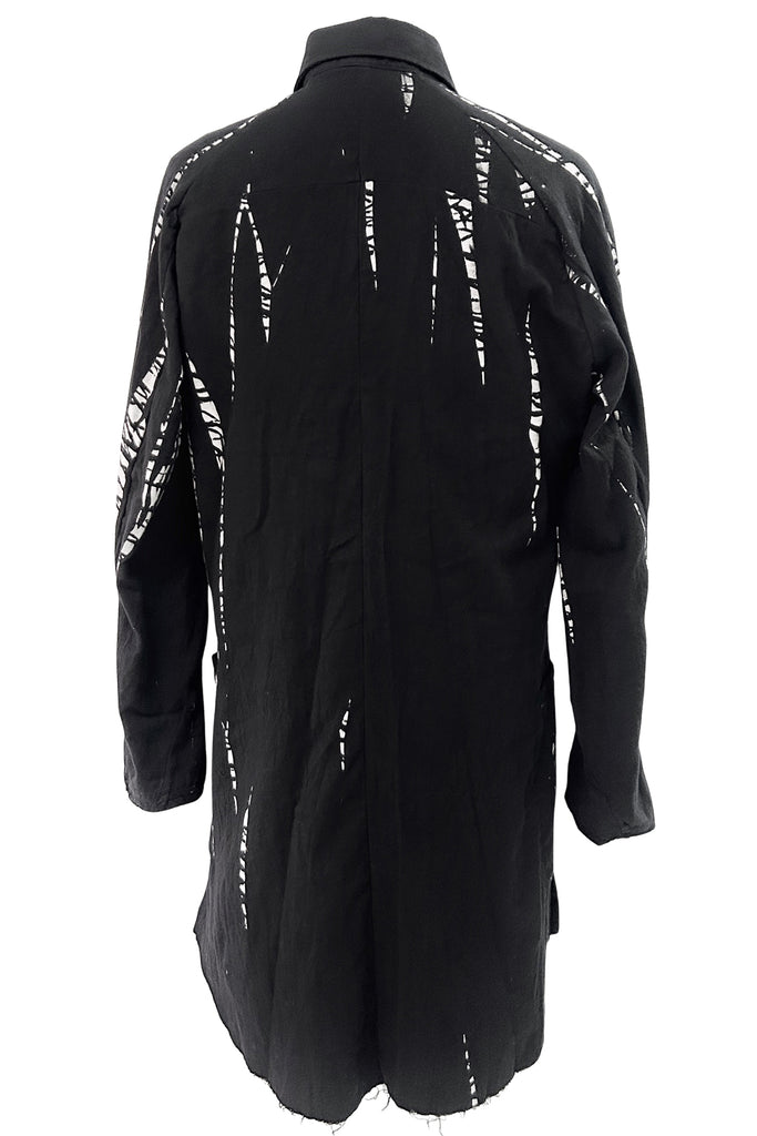 2502-SH01 Shadow Vine Long Flannel Shirt