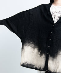 2401-SH11 Discharged Linen Kimono Shirt