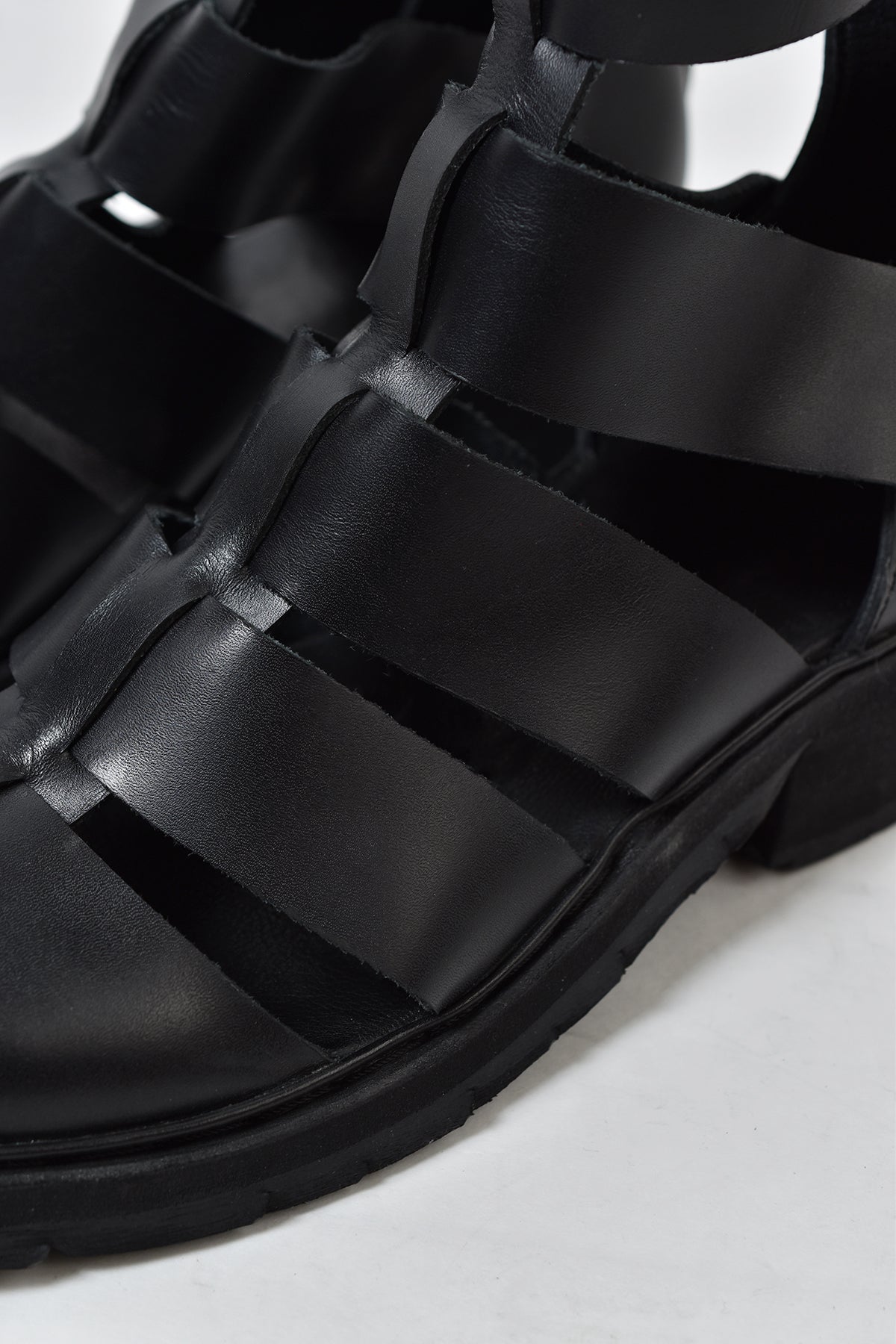 1801-BO02 Black Metal Sandal 08