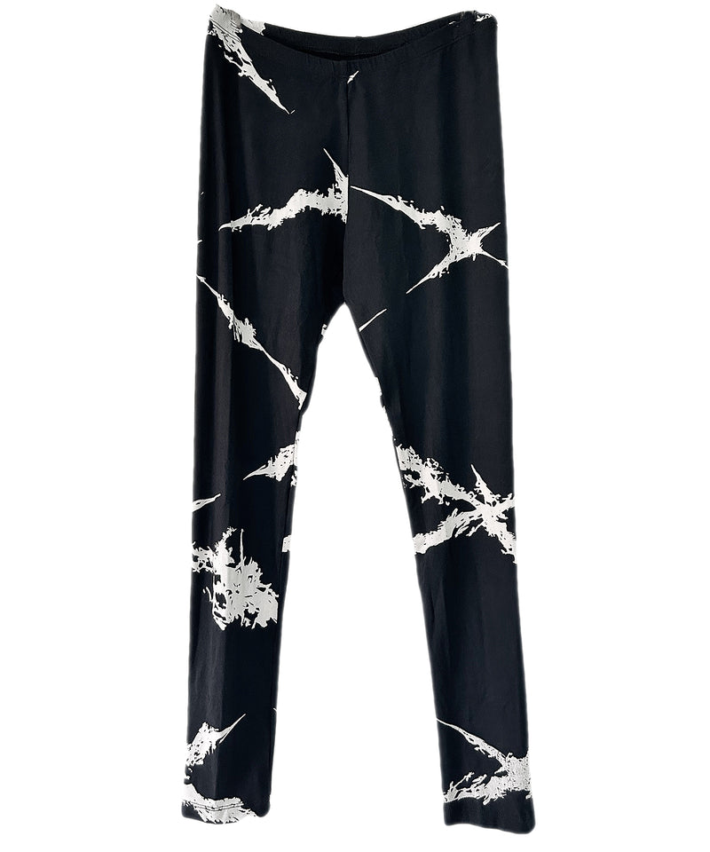 2402-PT12 Discharged Cross Leggings -Men's-