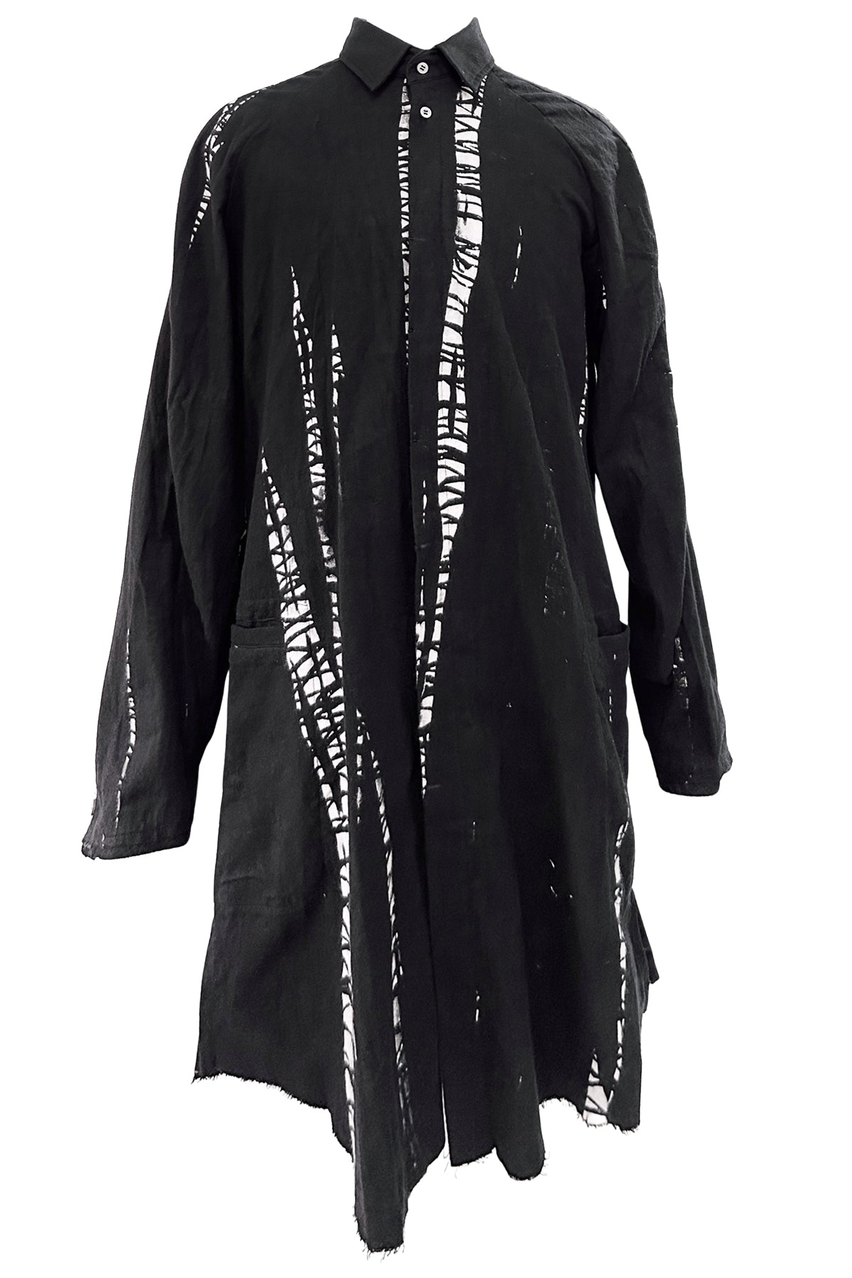 2502-SH01 Shadow Vine Long Flannel Shirt