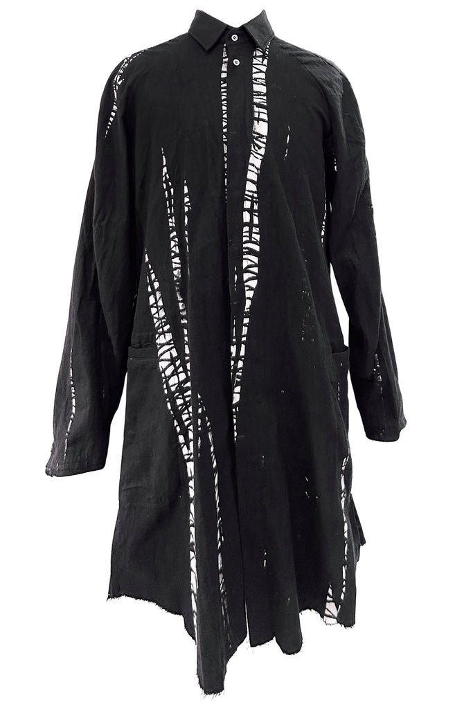 2502-SH01 Shadow Vine Long Flannel Shirt