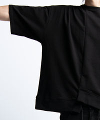 2401-TP03 Assymmetry Terry Top Black