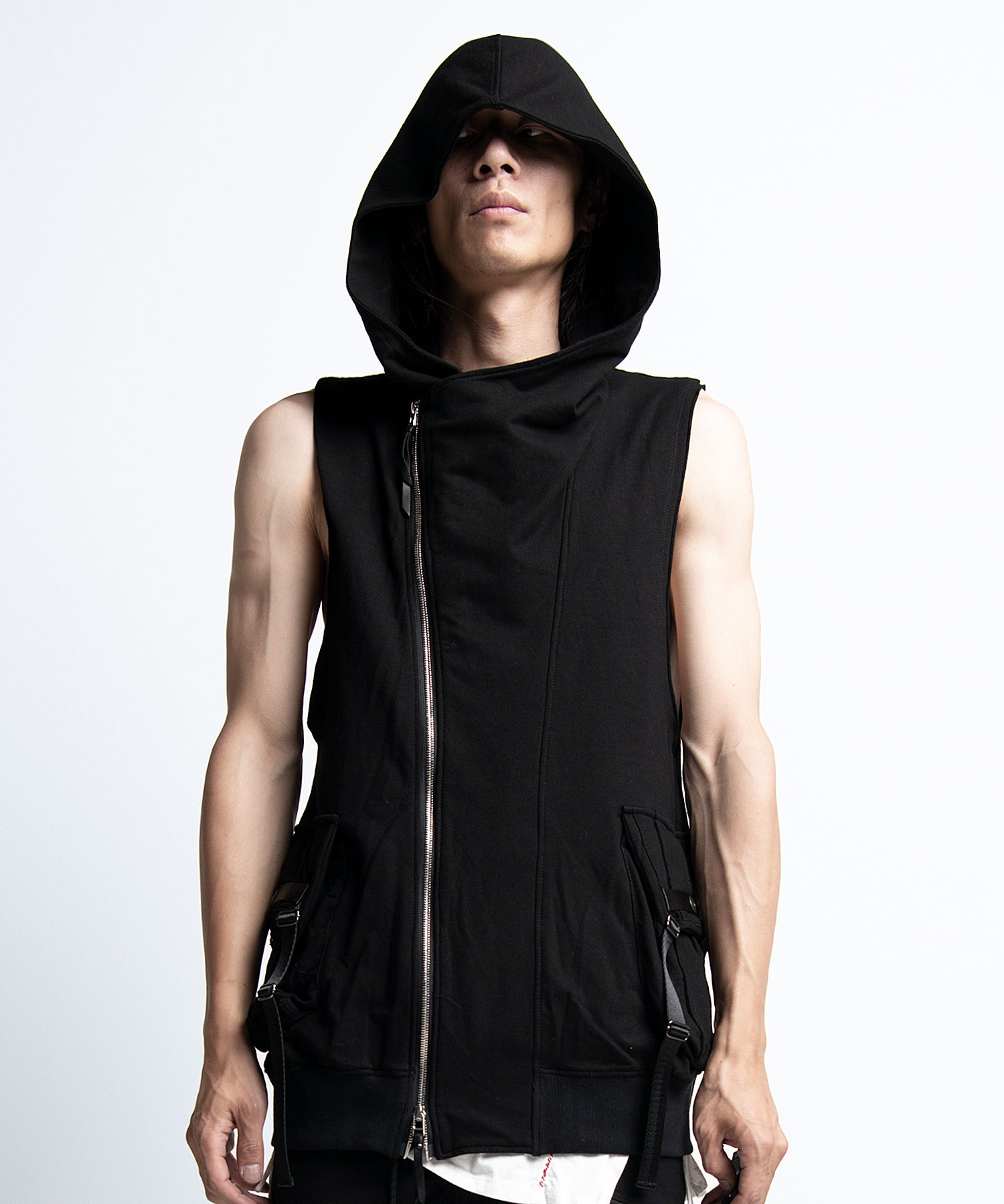 2401-TP08 Black Raven Vest 05 Black – KMRii OFFICIAL ONLINE STORE