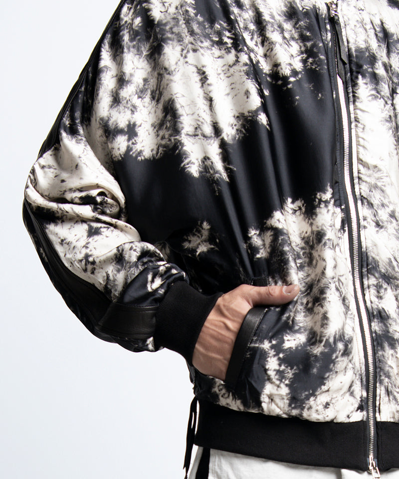 2401-JK06 Viscose Tie Dye Dolman JKT