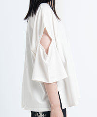 2401-CTL03 Open Sleeve Cut White