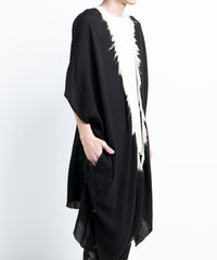 2501-TP08 Black Shadow Long Gown 02