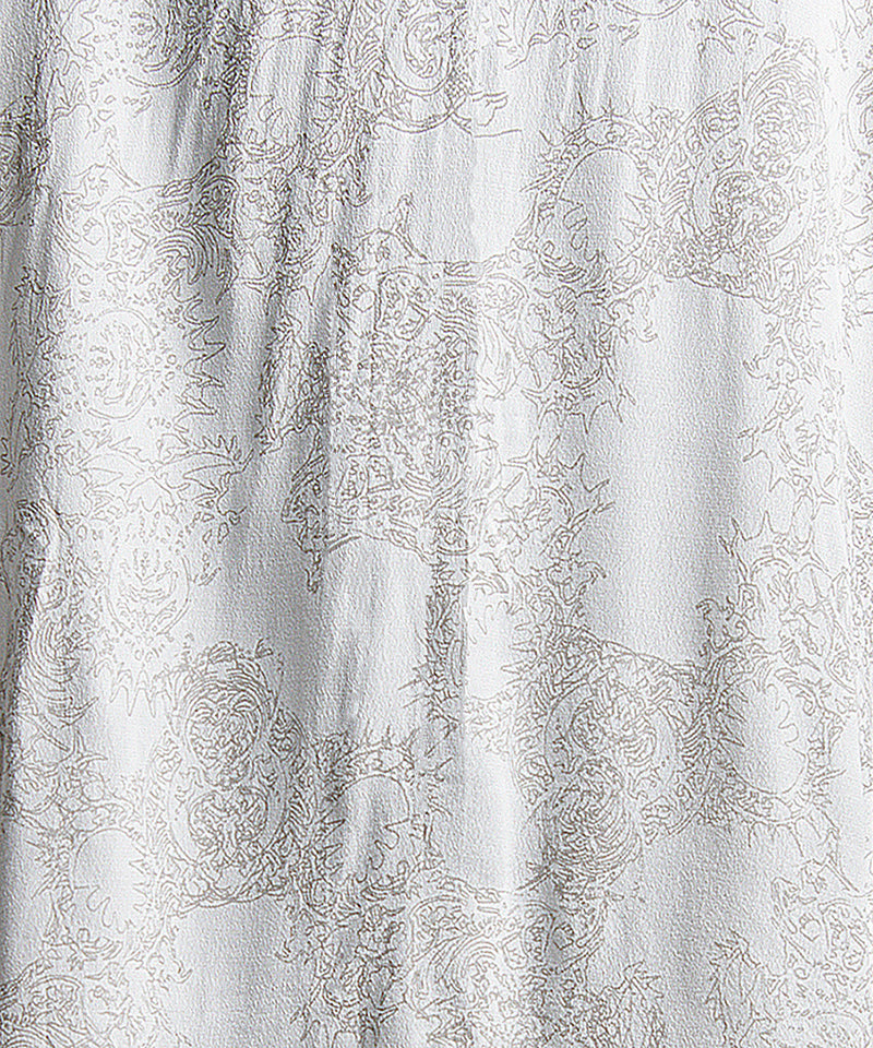 2401-SH02 Magnolia Crepe Rayon Lazy Shirt White