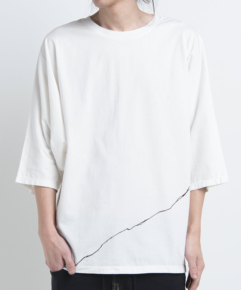 2501-CT04 Crack Dolman Cut White