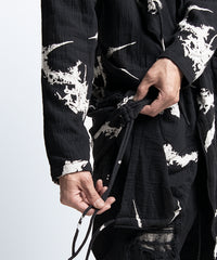 2402-TP10 Cross Gauze Cardigan