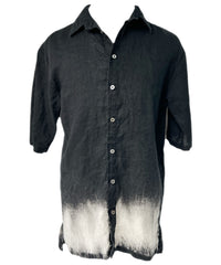 2401-SH06 Discharged Linen Slim Shirt