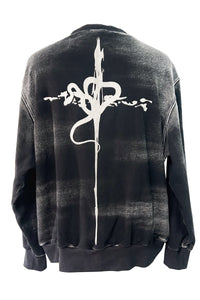 2502-TP07 Serpent Cross Pullover