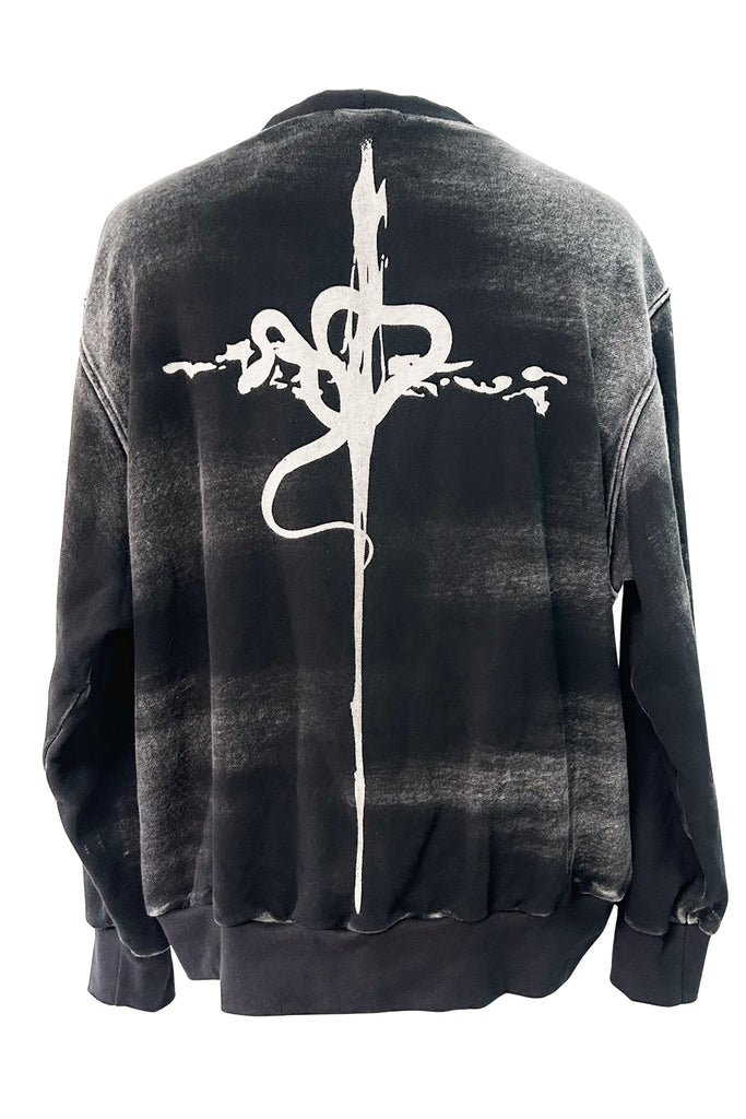 2502-TP07 Serpent Cross Pullover
