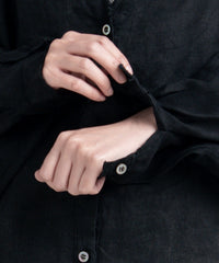 2401-SH11 Discharged Linen Kimono Shirt