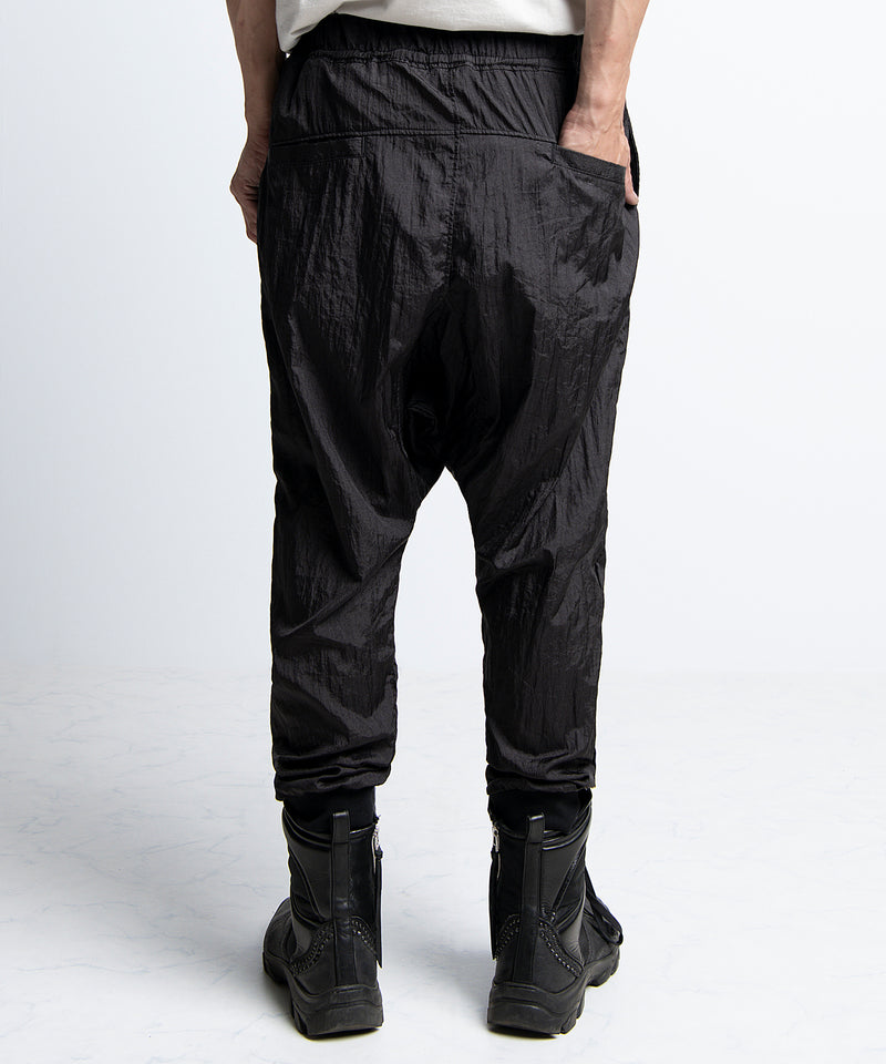 2401-PT10 Parachute Triangle Pants Black