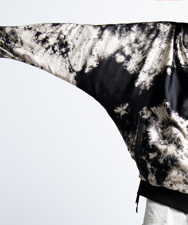 2401-JK06 Viscose Tie Dye Dolman JKT