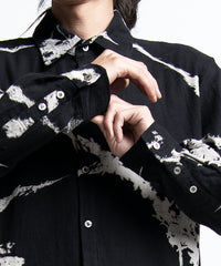 2402-SH05 Flannel Cross Long Shirt