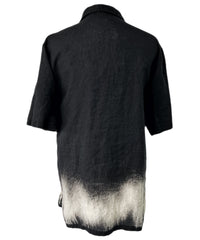 2401-SH06 Discharged Linen Slim Shirt