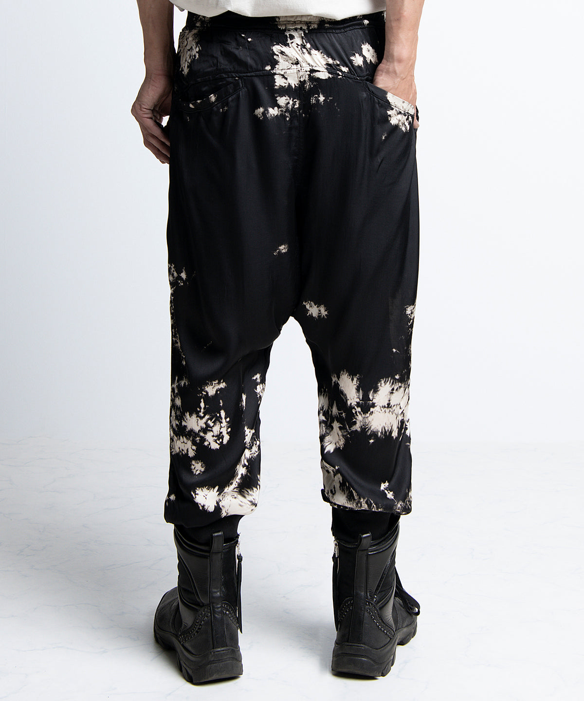 2401-PT08 Tie Dye Viscose Triangle Pants