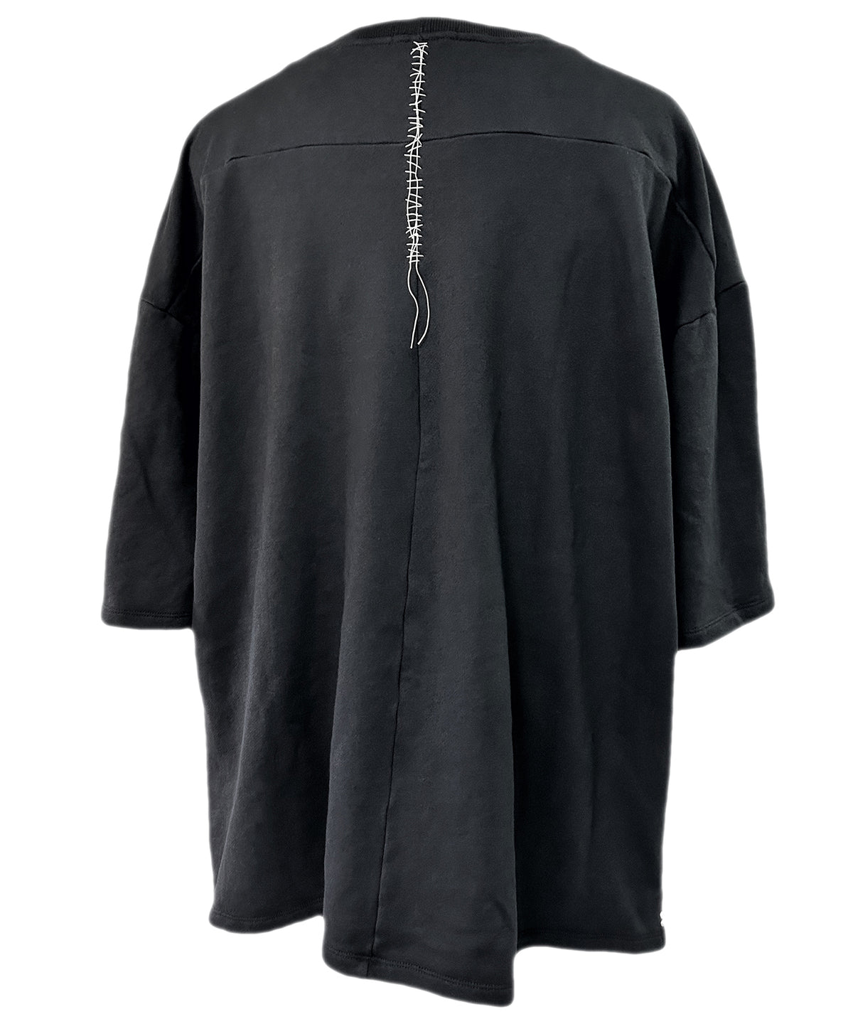 2402-TP13 Hand Stitch Half Sleeve Top