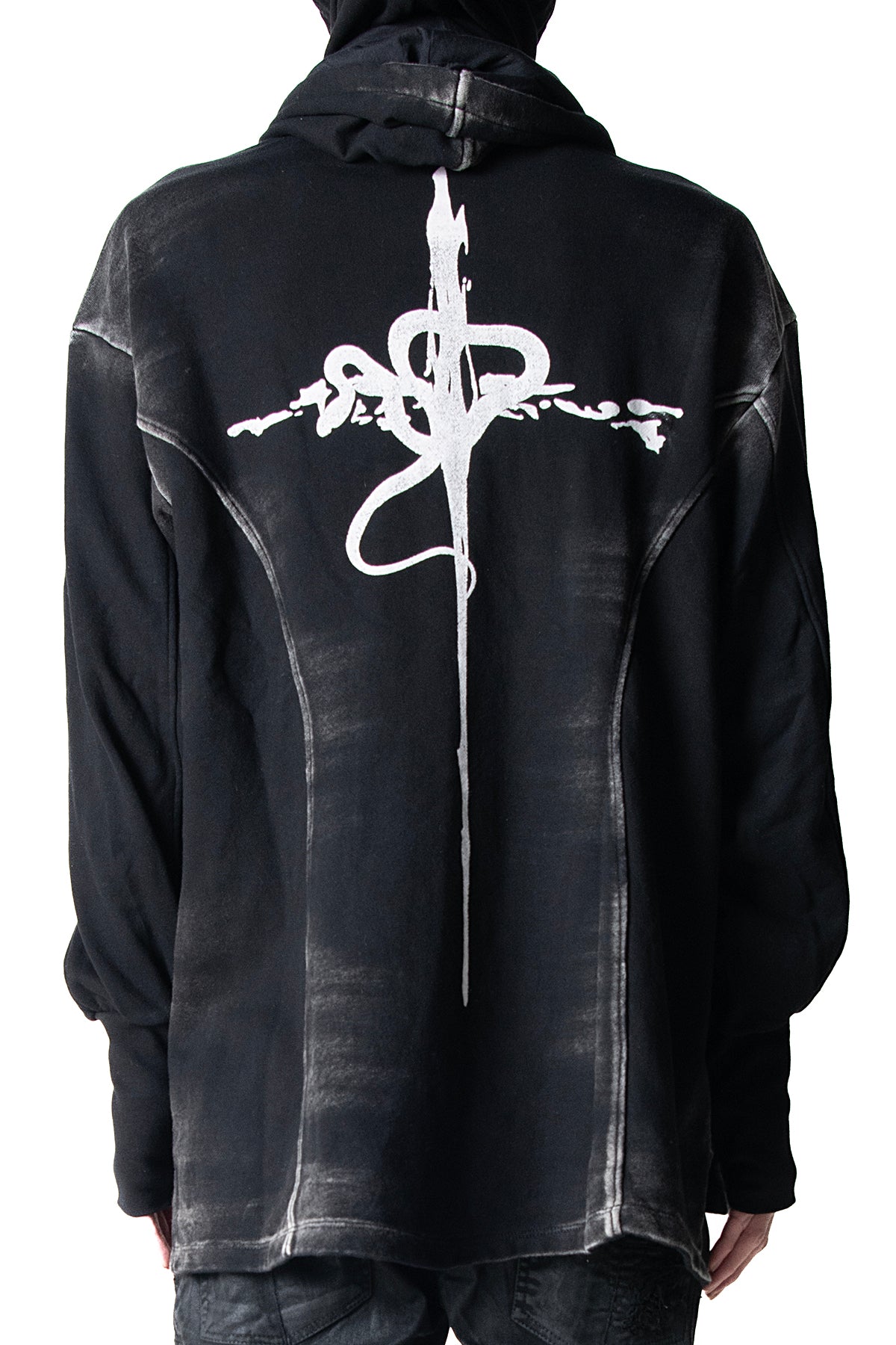 2502-TP13 Serpent Cross Hooded Pullover 02
