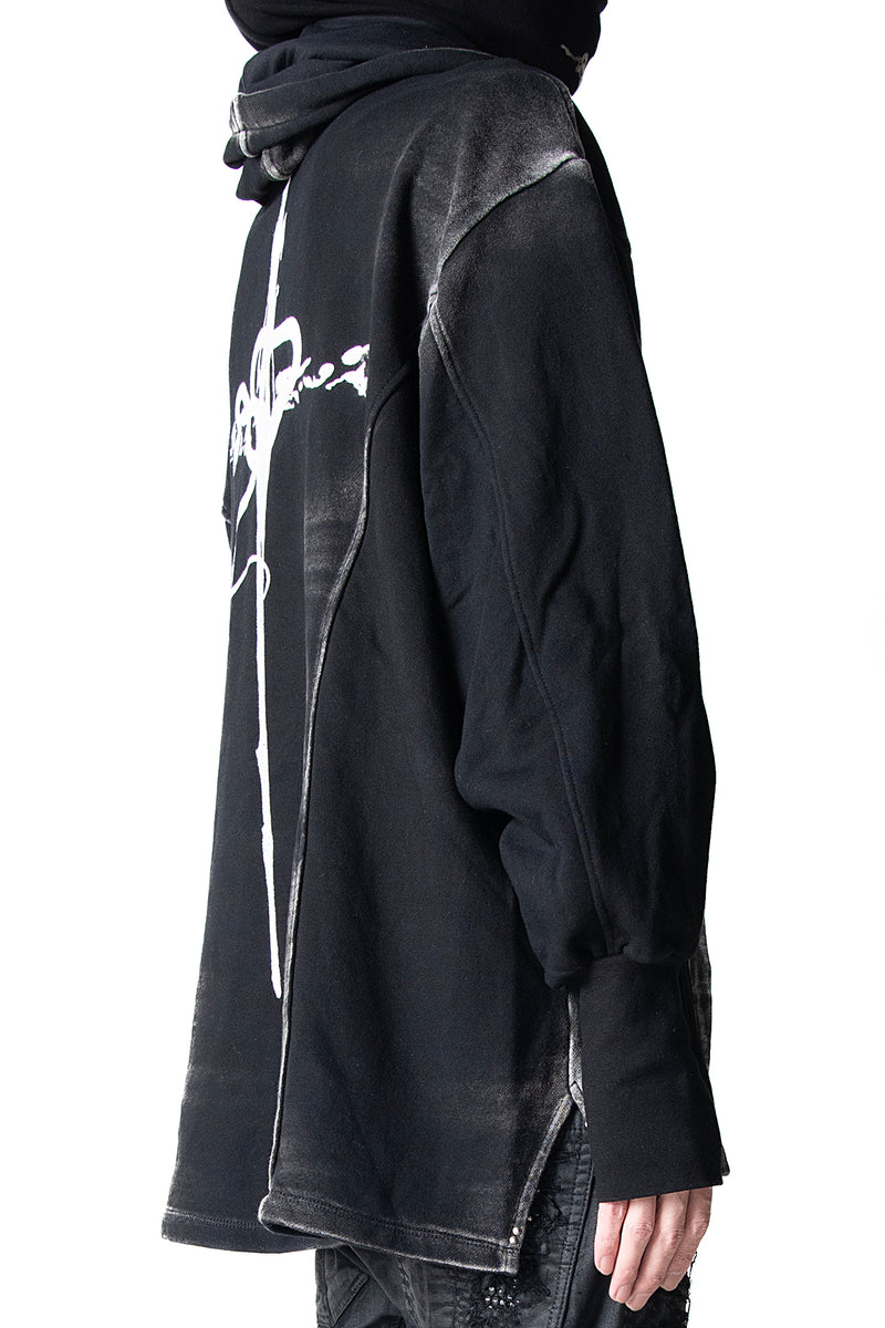 2502-TP13 Serpent Cross Hooded Pullover 02