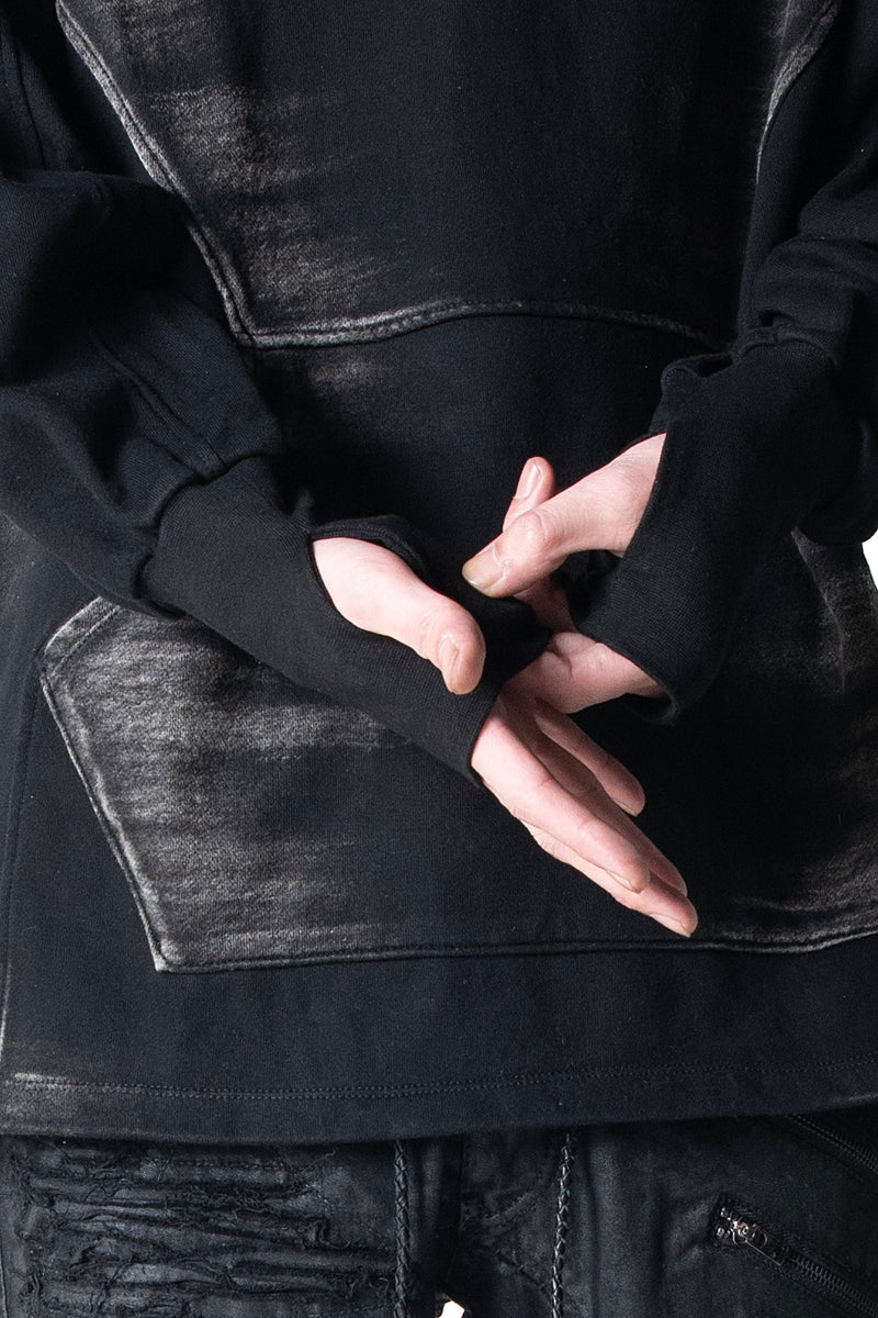 2502-TP13 Serpent Cross Hooded Pullover 02