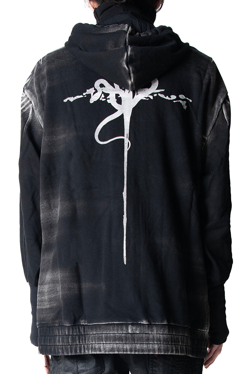 2502-TP14 Serpent Cross Long Parka 02