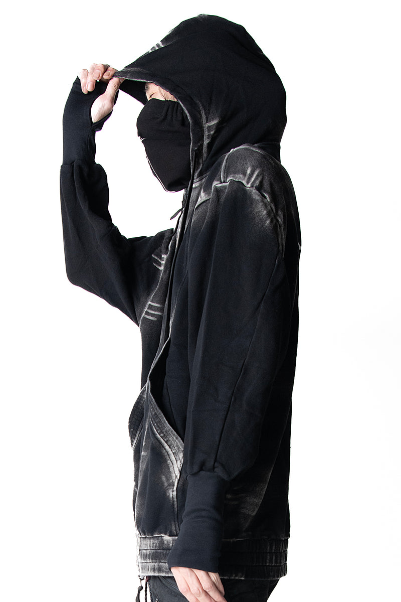 2502-TP14 Serpent Cross Long Parka 02