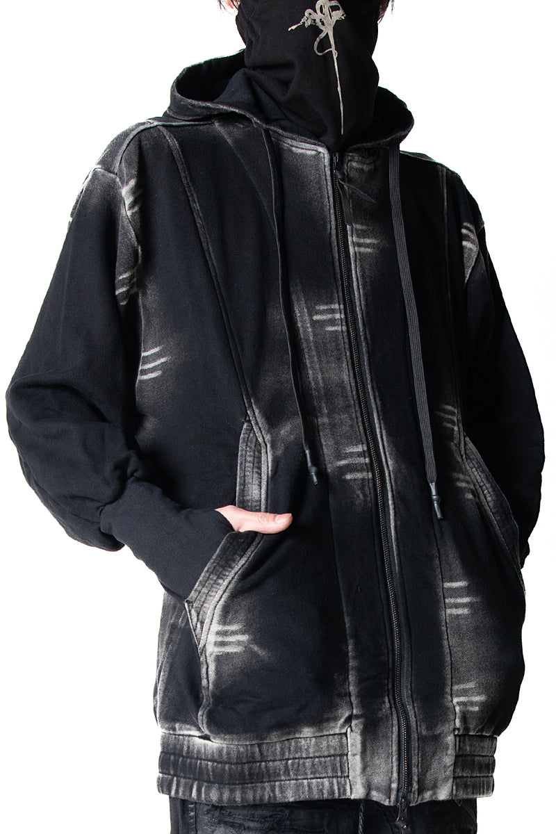 2502-TP14 Serpent Cross Long Parka 02