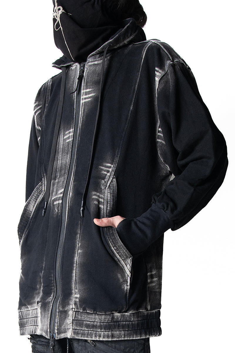 2502-TP14 Serpent Cross Long Parka 02