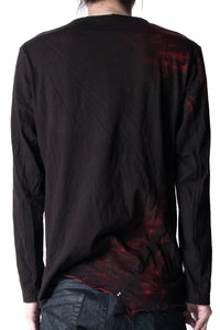 2502-CT02/LS Black Shadow Cut / LS_Black/Red