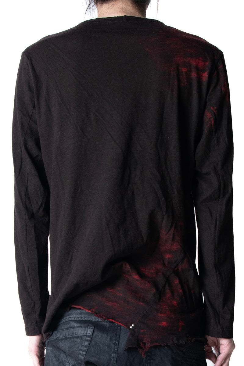 2502-CT02/LS Black Shadow Cut / LS_Black/Red