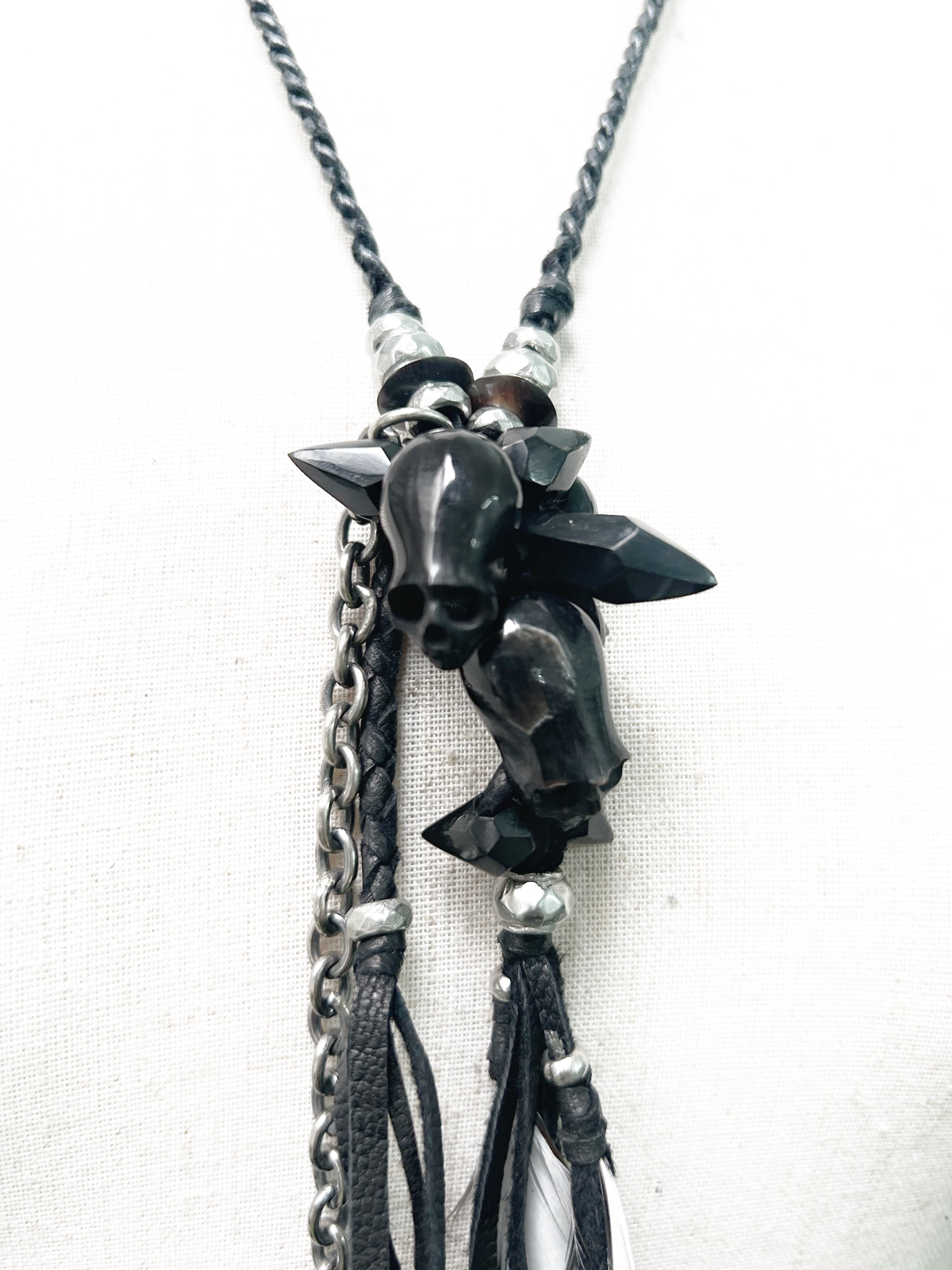 アクセサリー kmrii necklace KMRii ケムリ 2501-AC07 Black Shadow Necklace 01 – KMRii OFFICIAL