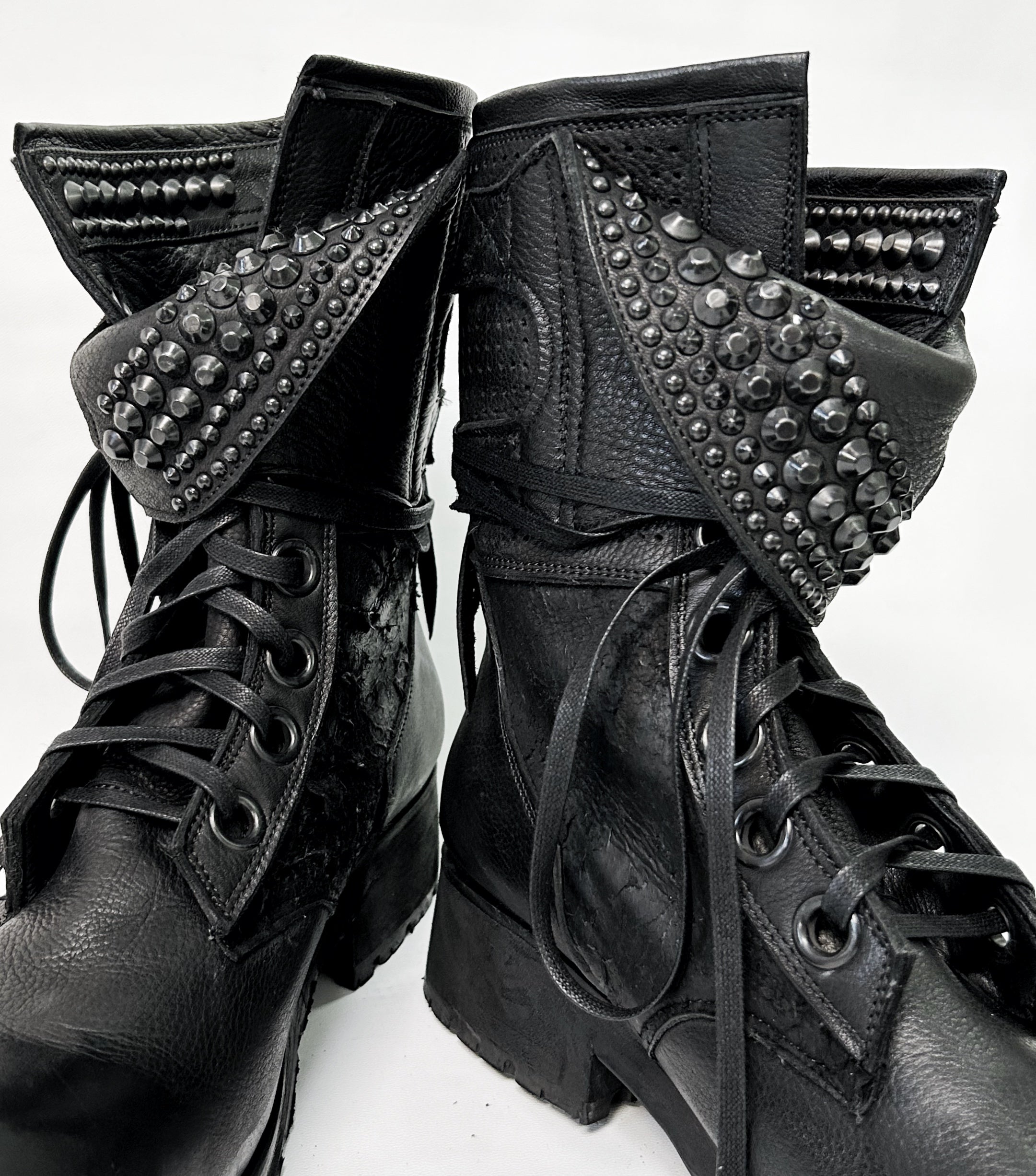 ケムリ KMRII クロム スタッズ ブーツ KMRii ケムリ Chrome Boots 10 クロム ブーツ レザー スタッズ メンズ