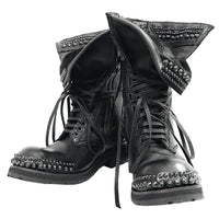 2402-BO02 Chrome Braided Boots 12