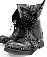 2402-BO02 Chrome Braided Boots 12