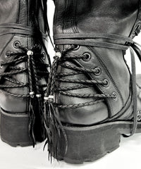 2402-BO02 Chrome Braided Boots 12