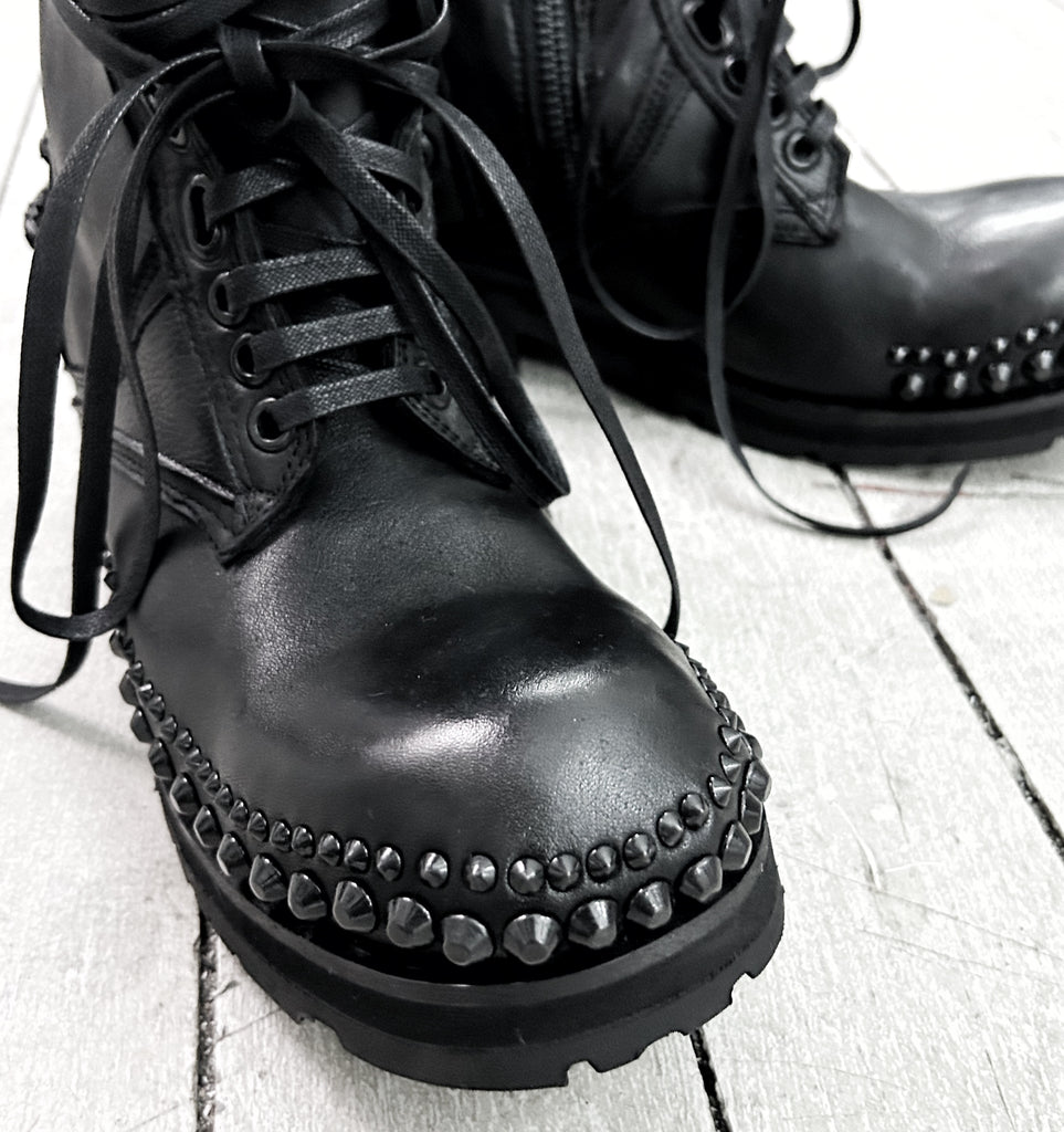 2402-BO02 Chrome Braided Boots 12