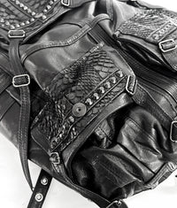 2402-BG03 Black Metal Backpack 02/ SPC