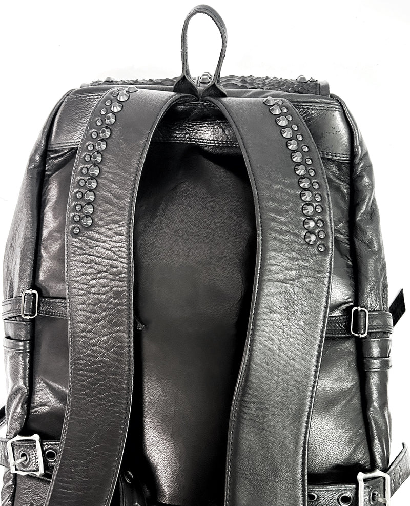 2402-BG03 Black Metal Backpack 02/ SPC