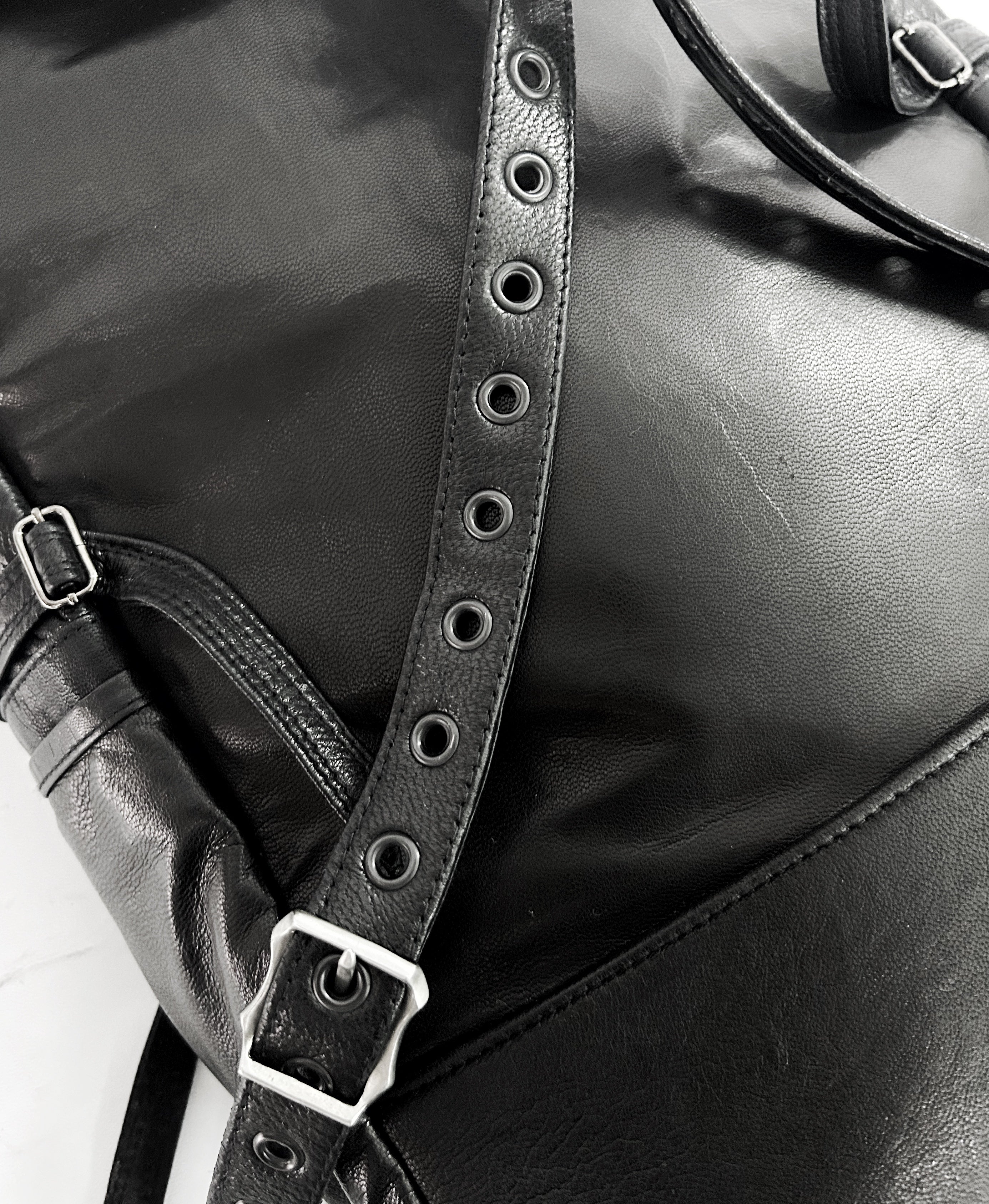 2402-BG03 Black Metal Backpack 02/ SPC – KMRii OFFICIAL ONLINE STORE