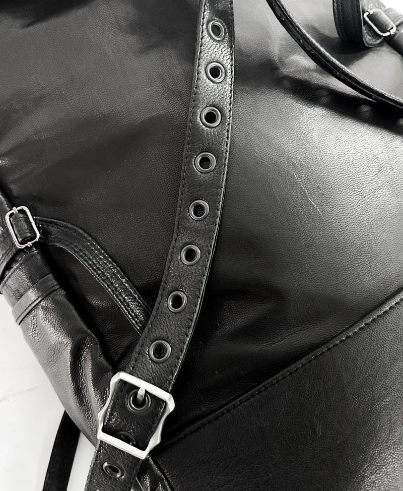 2402-BG03 Black Metal Backpack 02/ SPC