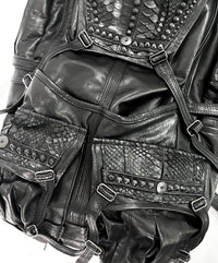 2402-BG03 Black Metal Backpack 02/ SPC