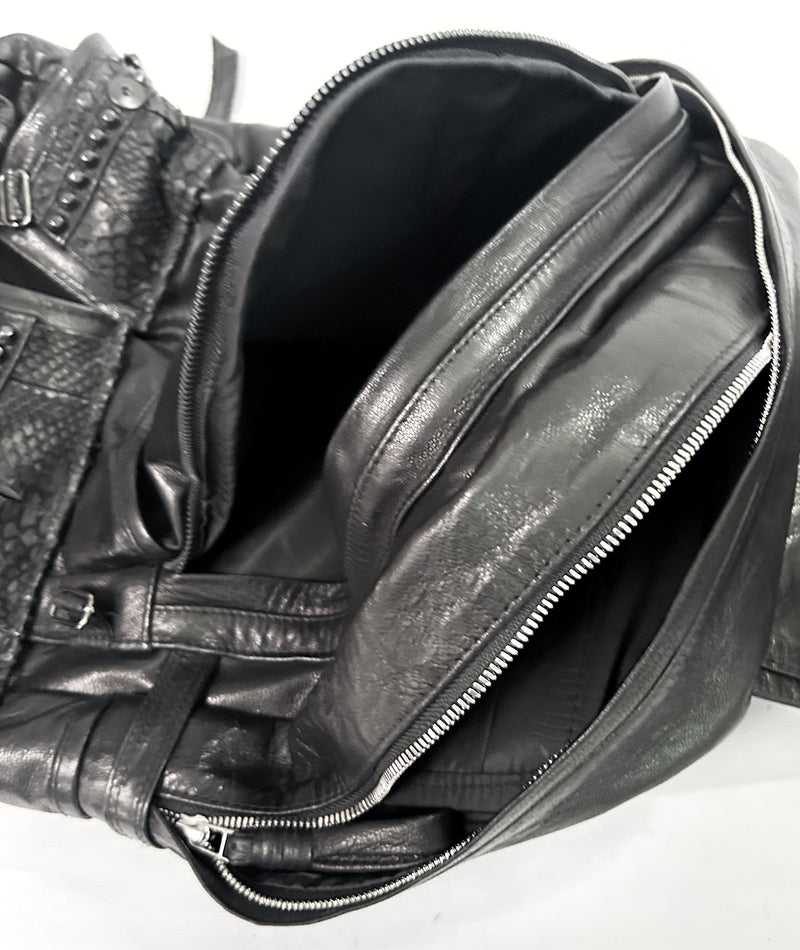 2402-BG03 Black Metal Backpack 02/ SPC