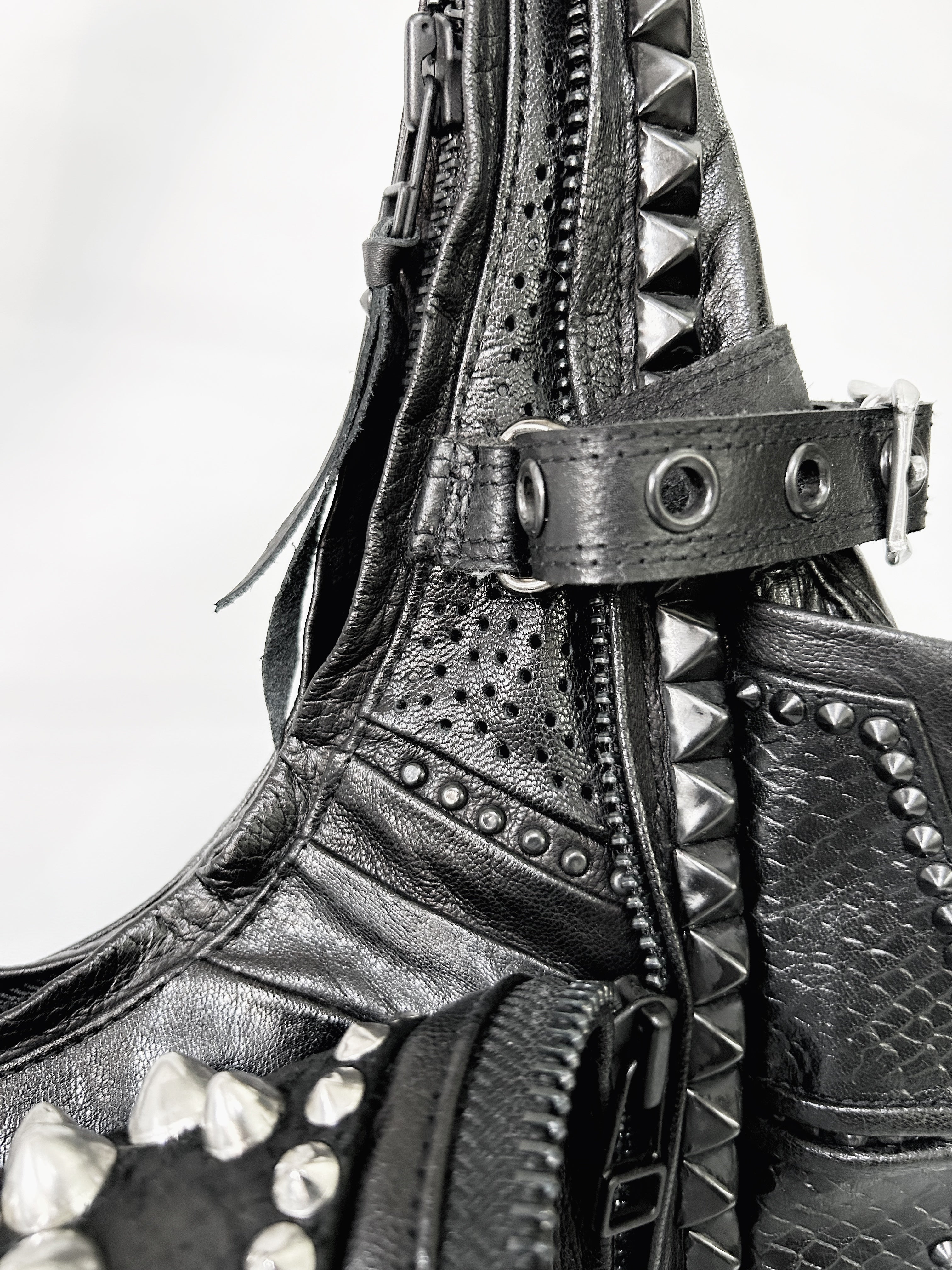 KMRii ケムリ KB-Shoulder / Killer Druzy 02 レザー バッグ