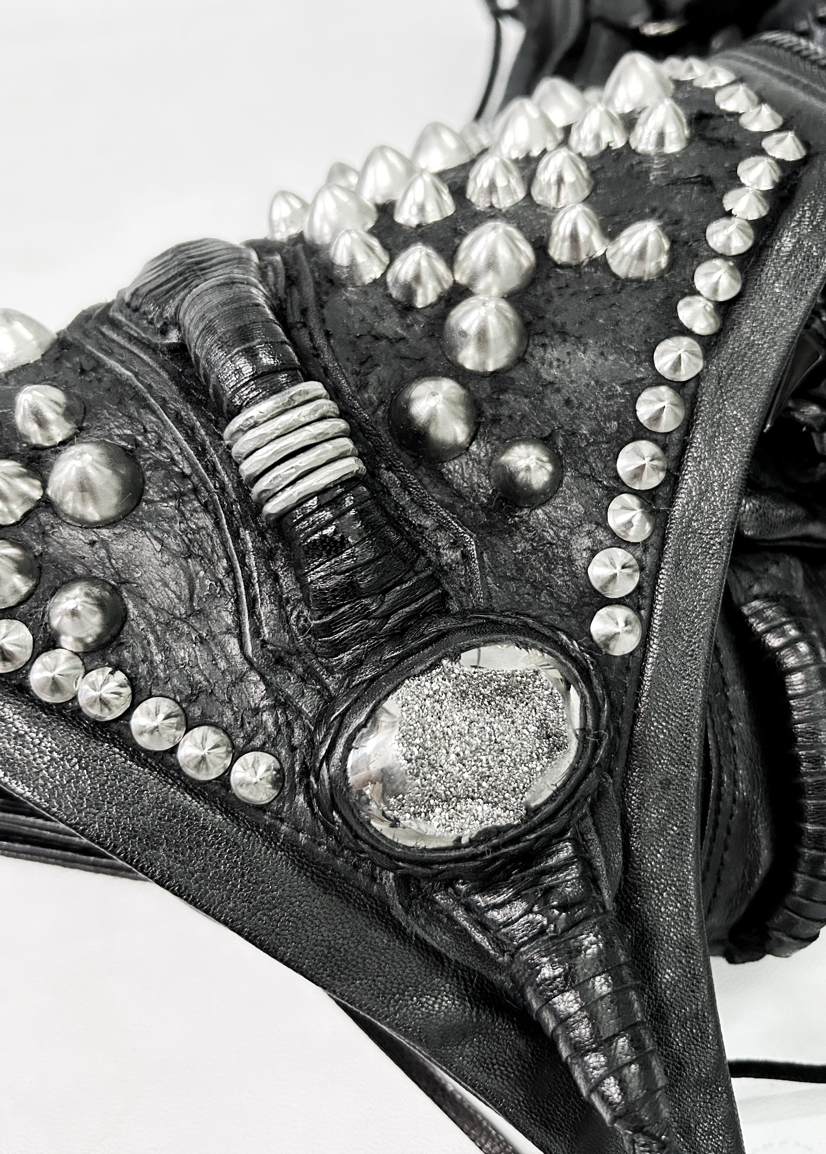 KMRii ケムリ KB-Shoulder / Killer Druzy 02 レザー バッグ